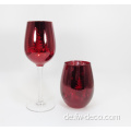 Custom Christmas Glass Goblet Champagnergläser Set